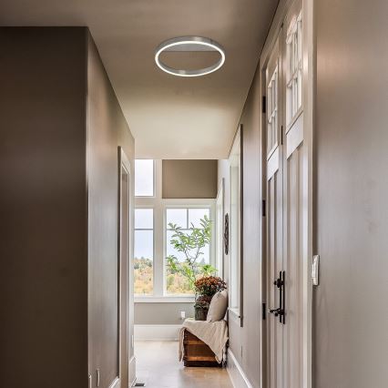 Rabalux - LED stropna svjetiljka LED/20W/230V matni krom promjer 40 cm