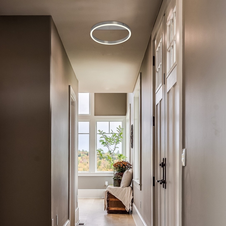 Rabalux - LED stropna svjetiljka LED/20W/230V matni krom promjer 40 cm