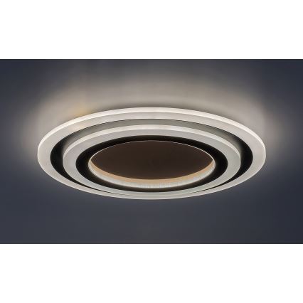 Rabalux - LED Prigušiva stropna svjetiljka LED/56W/230V 3000/4000/6000K mat krom/crna + daljinski upravljač