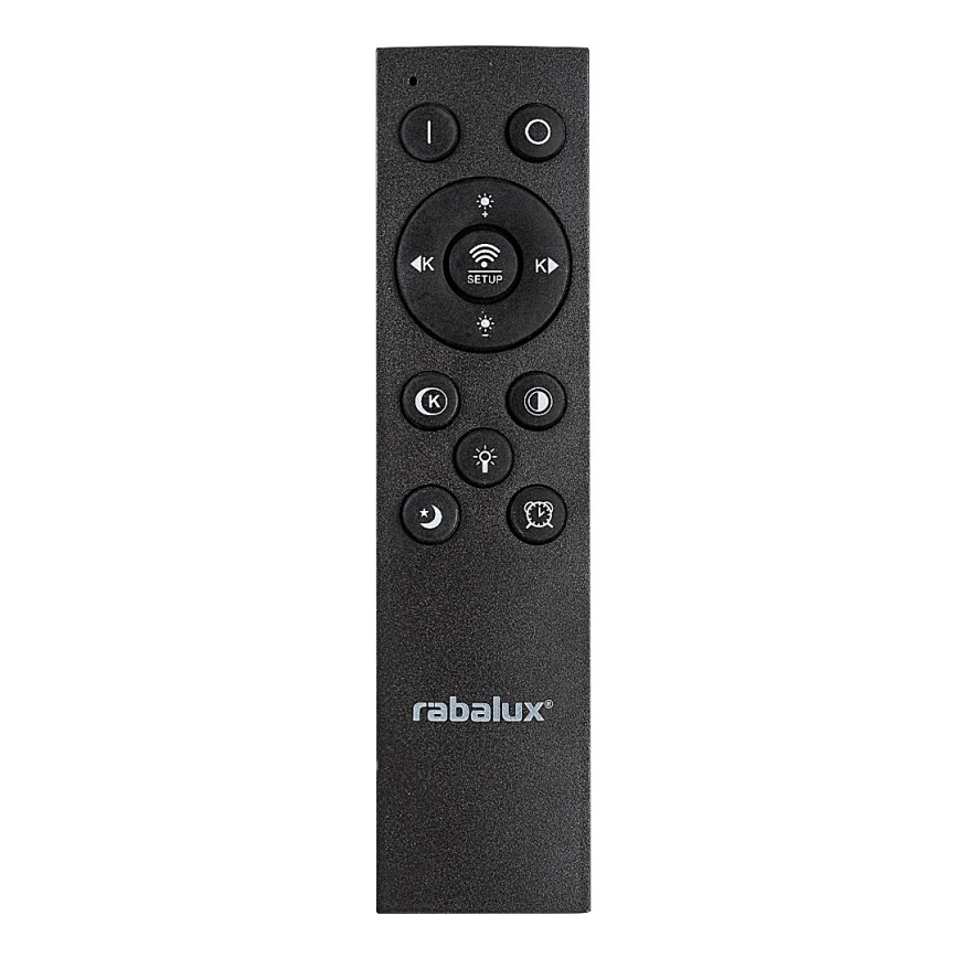 Rabalux - LED stropna svjetiljka s prigušivanjem LED/56W/230V 3000/4000/6000K mat krom/crna + daljinski upravljač