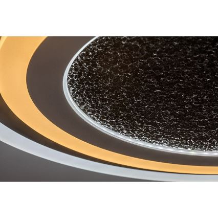 Rabalux - LED Prigušiva stropna svjetiljka LED/56W/230V 3000/4000/6000K crna + daljinski upravljač