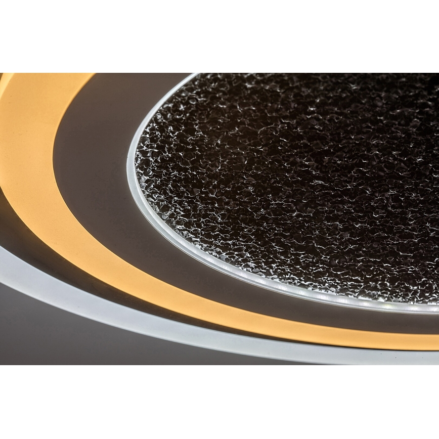 Rabalux - LED Prigušiva stropna svjetiljka LED/56W/230V 3000/4000/6000K crna + daljinski upravljač