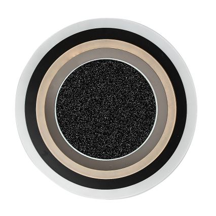 Rabalux - LED Prigušiva stropna svjetiljka LED/56W/230V 3000/4000/6000K crna + daljinski upravljač