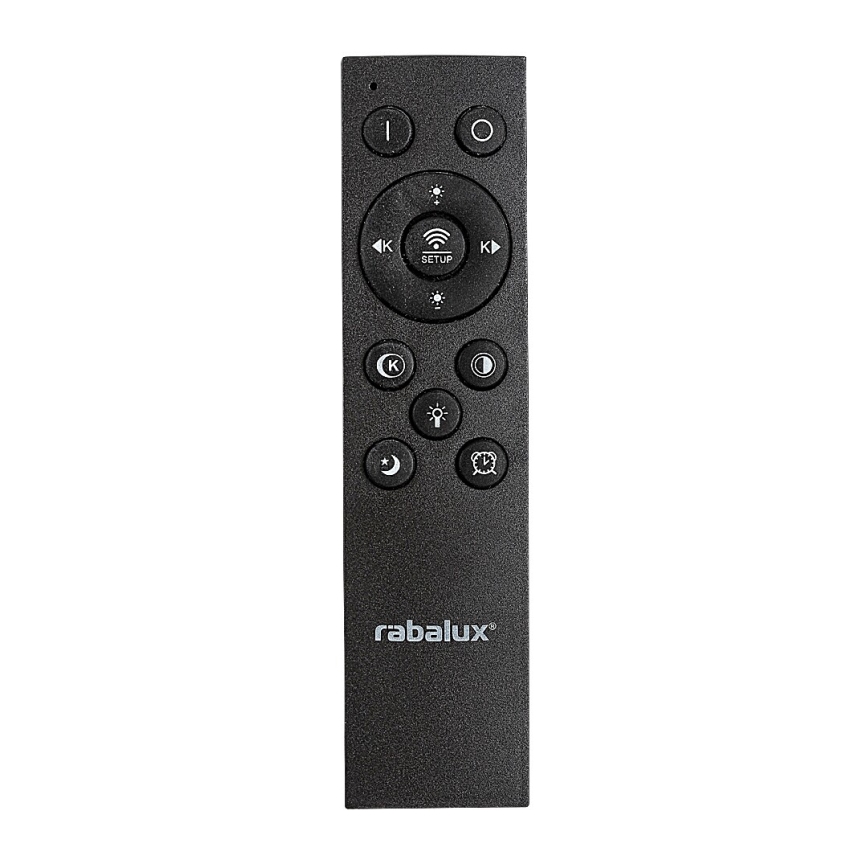 Rabalux - LED Prigušiva stropna svjetiljka LED/56W/230V 3000/4000/6000K crna + daljinski upravljač