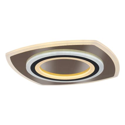Rabalux - LED Prigušiva stropna svjetiljka LED/60W/230V 3000/4000/6000K mat krom/crna + daljinski upravljač