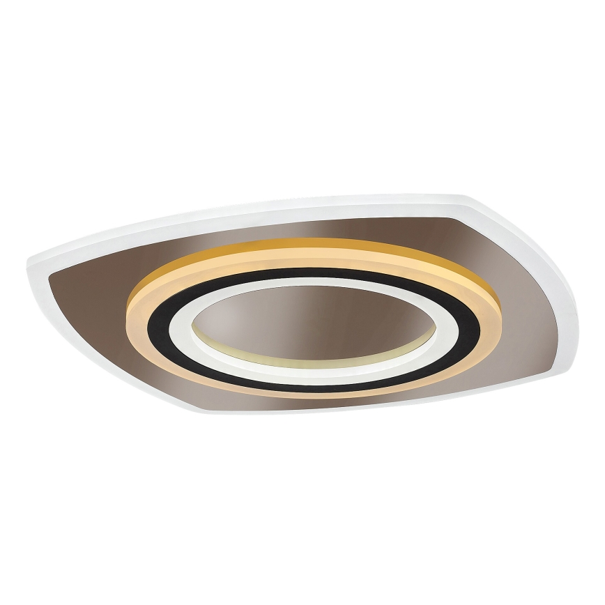 Rabalux - LED Prigušiva stropna svjetiljka LED/60W/230V 3000/4000/6000K mat krom/crna + daljinski upravljač