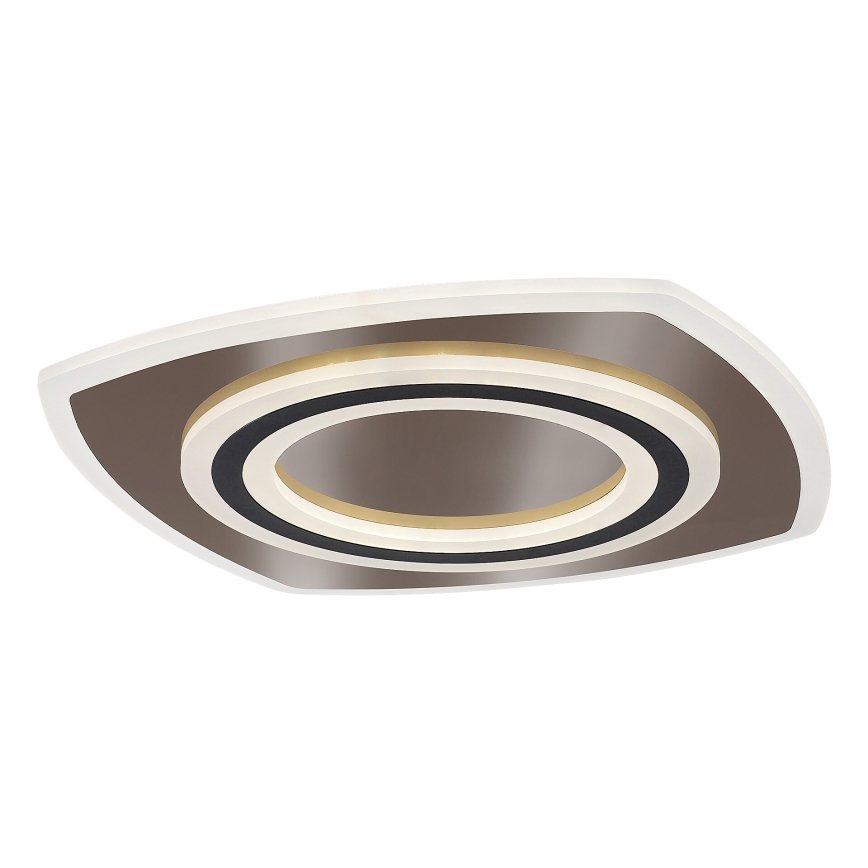 Rabalux - LED Prigušiva stropna svjetiljka LED/60W/230V 3000/4000/6000K mat krom/crna + daljinski upravljač