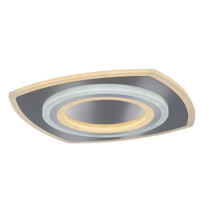 Rabalux - LED Prigušiva stropna svjetiljka LED/60W/230V 3000/4000/6000K mat krom + daljinski upravljač