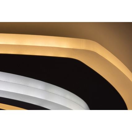 Rabalux - LED prigušivo stropno svjetlo LED/60W/230V 3000/4000/6000K matirani krom + daljinski upravljač 48x48 cm