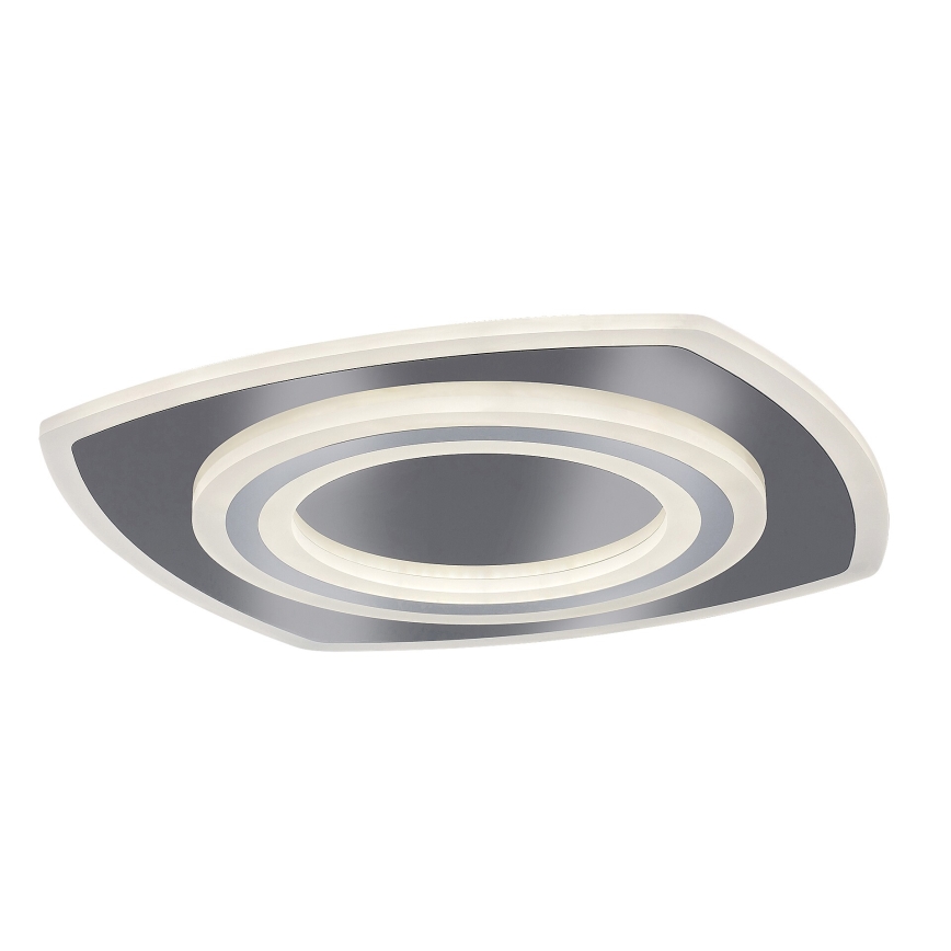 Rabalux - LED prigušivo stropno svjetlo LED/60W/230V 3000/4000/6000K matirani krom + daljinski upravljač 48x48 cm