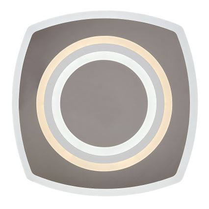 Rabalux - LED prigušivo stropno svjetlo LED/60W/230V 3000/4000/6000K matirani krom + daljinski upravljač 48x48 cm