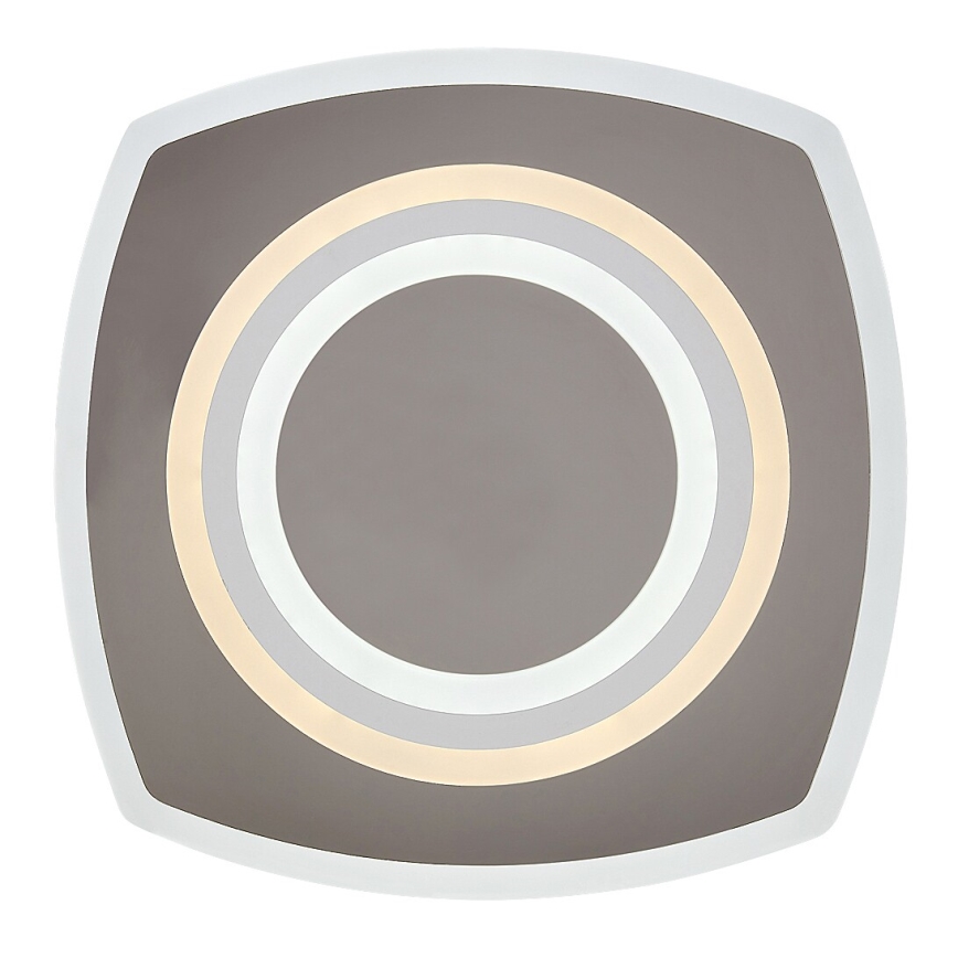 Rabalux - LED prigušivo stropno svjetlo LED/60W/230V 3000/4000/6000K matirani krom + daljinski upravljač 48x48 cm