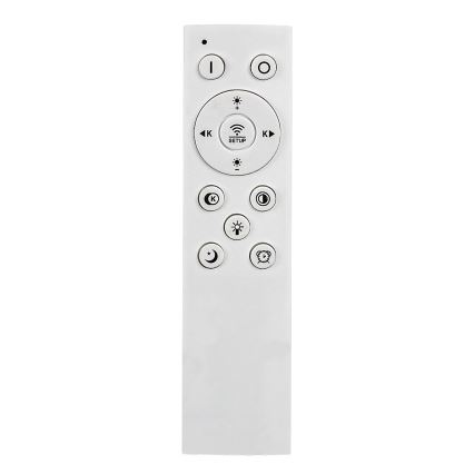 Rabalux - LED prigušivo stropno svjetlo LED/60W/230V 3000/4000/6000K matirani krom + daljinski upravljač 48x48 cm