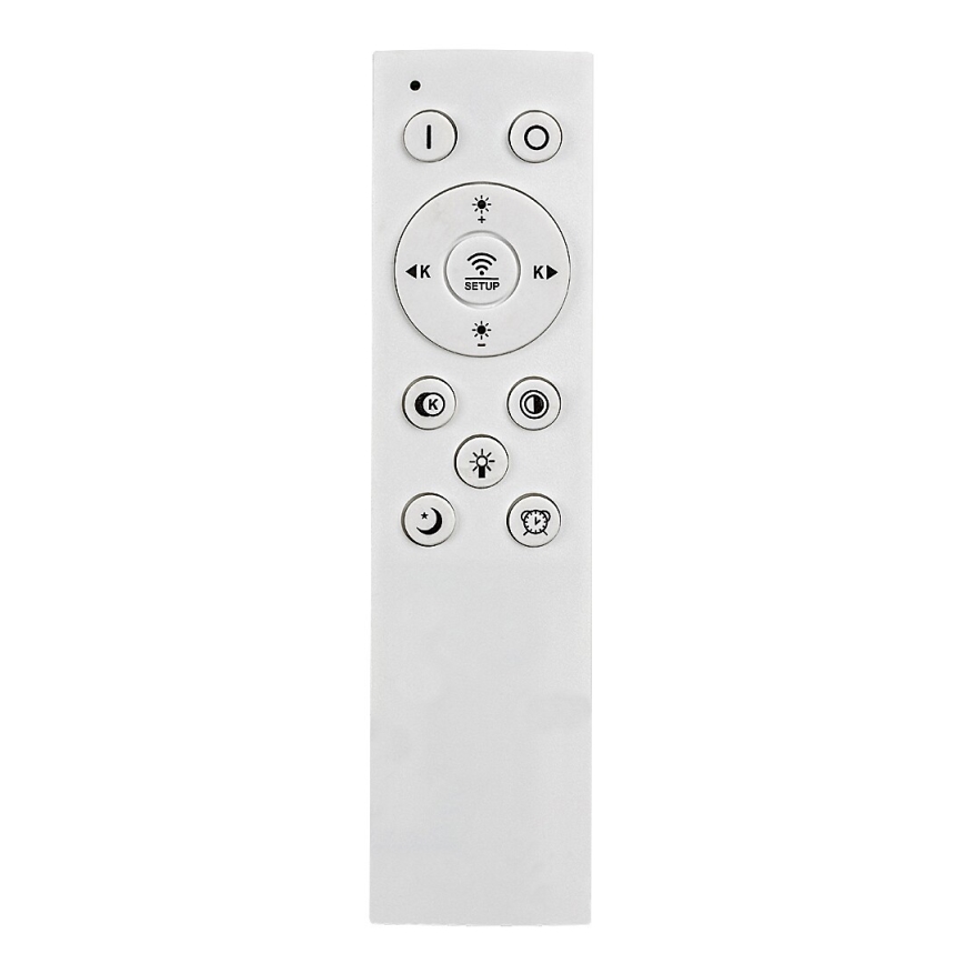 Rabalux - LED prigušivo stropno svjetlo LED/60W/230V 3000/4000/6000K matirani krom + daljinski upravljač 48x48 cm