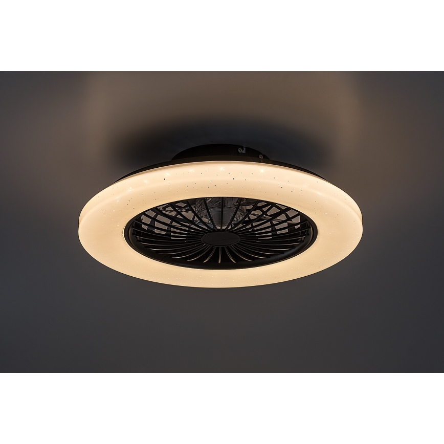 Rabalux - LED Prigušiva stropna svjetiljka s ventilatorom LED/48W/230V 3000-6500K + daljinski upravljač