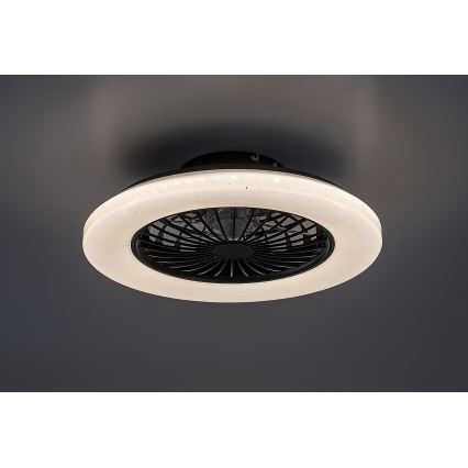 Rabalux - LED Prigušiva stropna svjetiljka s ventilatorom LED/48W/230V 3000-6500K + daljinski upravljač