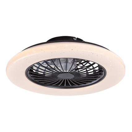 Rabalux - LED Prigušiva stropna svjetiljka s ventilatorom LED/48W/230V 3000-6500K + daljinski upravljač
