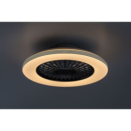 Rabalux - LED Prigušiva stropna svjetiljka s ventilatorom LED/48W/230V 3000-6500K + daljinski upravljač