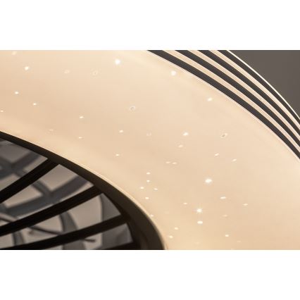 Rabalux - LED Prigušiva stropna svjetiljka s ventilatorom LED/48W/230V 3000-6500K + daljinski upravljač