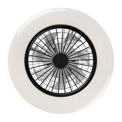 Rabalux - LED Prigušiva stropna svjetiljka s ventilatorom LED/48W/230V 3000-6500K + daljinski upravljač