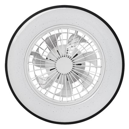 Rabalux - LED Prigušiva stropna svjetiljka s ventilatorom LED/48W/230V 3000-6500K + daljinski upravljač