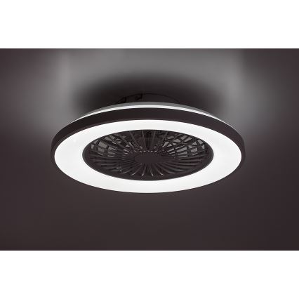 Rabalux - LED Prigušiva stropna svjetiljka s ventilatorom LED/48W/230V 3000-6500K + daljinski upravljač