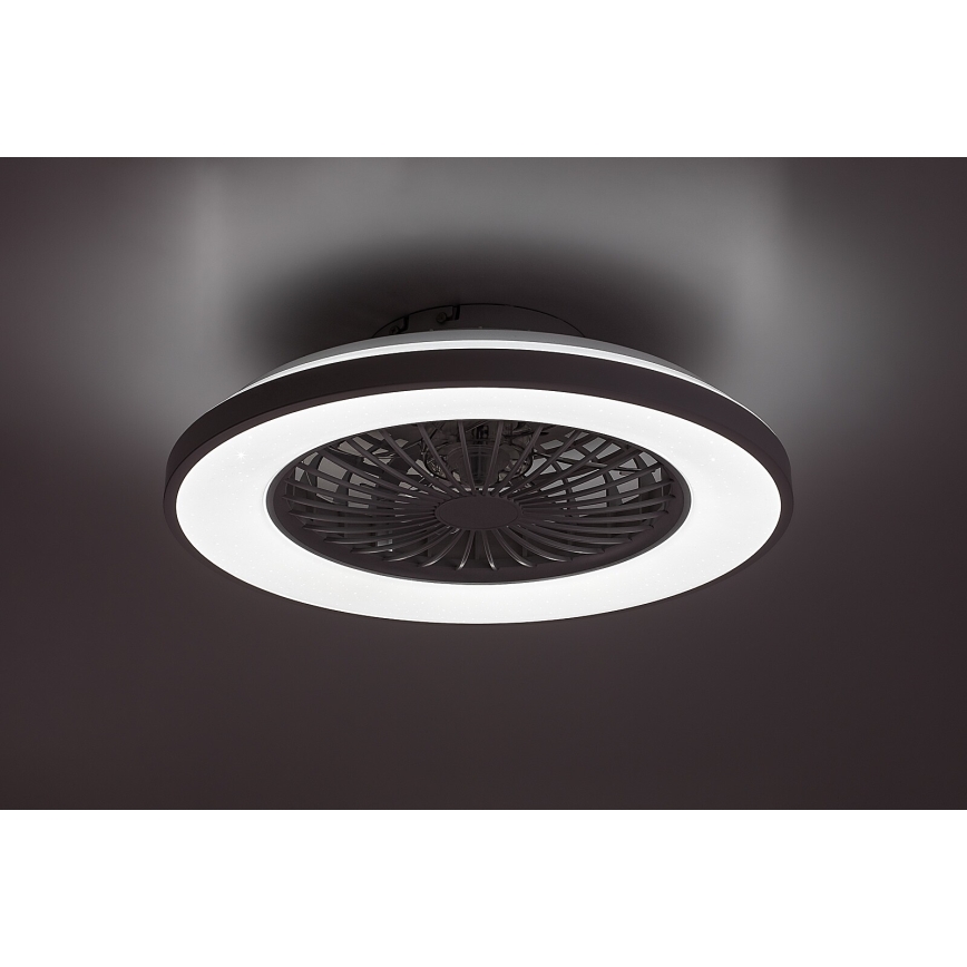 Rabalux - LED Prigušiva stropna svjetiljka s ventilatorom LED/48W/230V 3000-6500K + daljinski upravljač