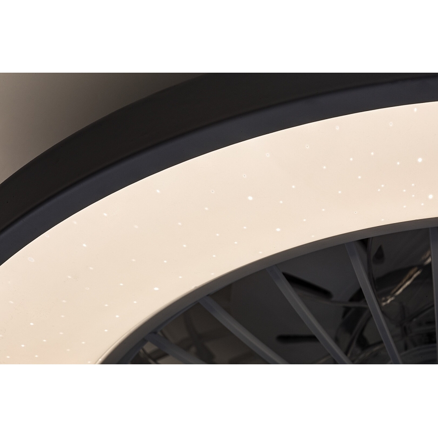 Rabalux - LED Prigušiva stropna svjetiljka s ventilatorom LED/48W/230V 3000-6500K + daljinski upravljač