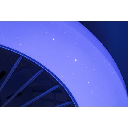 Rabalux - LED RGB Prigušiva stropna svjetiljka s ventilatorom LED/48W/230V 3000-6500K + daljinski upravljač