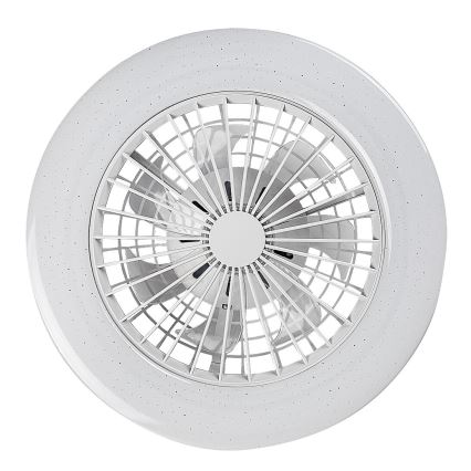 Rabalux - LED RGB Prigušiva stropna svjetiljka s ventilatorom LED/48W/230V 3000-6500K + daljinski upravljač