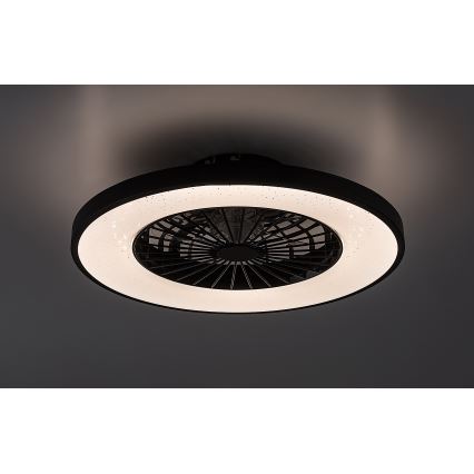 Rabalux - LED Prigušiva stropna svjetiljka s ventilatorom LED/72W/230V 3000-6500K + daljinski upravljač