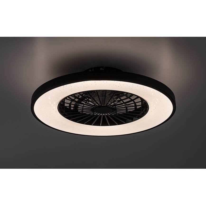 Rabalux - LED Prigušiva stropna svjetiljka s ventilatorom LED/72W/230V 3000-6500K + daljinski upravljač