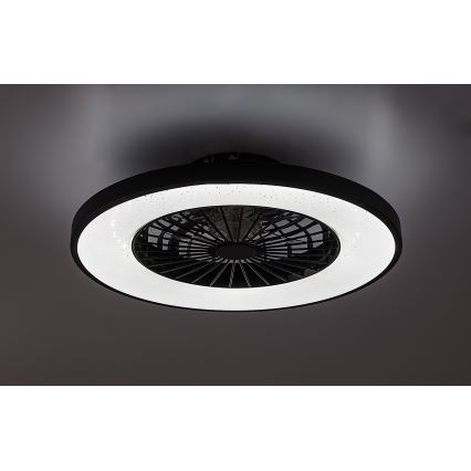 Rabalux - LED Prigušiva stropna svjetiljka s ventilatorom LED/72W/230V 3000-6500K + daljinski upravljač