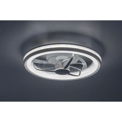 Rabalux - LED Prigušiva stropna svjetiljka s ventilatorom LED/40W/230V 3000/4000/6000K Wi-Fi + daljinski upravljač