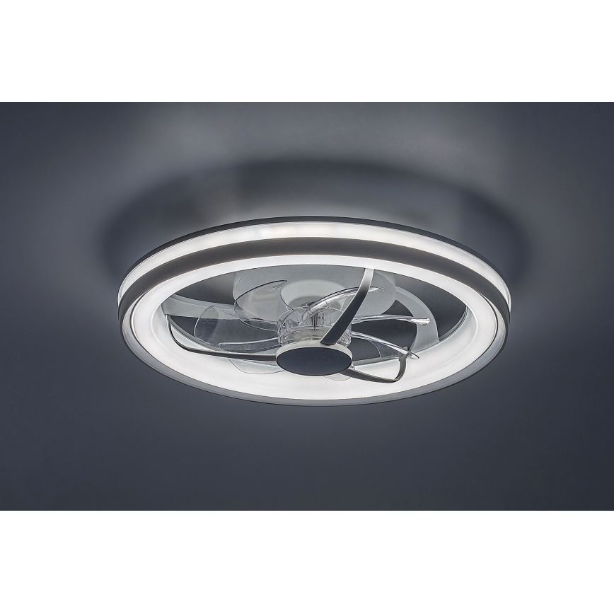 Rabalux - LED Prigušiva stropna svjetiljka s ventilatorom LED/40W/230V 3000/4000/6000K Wi-Fi + daljinski upravljač