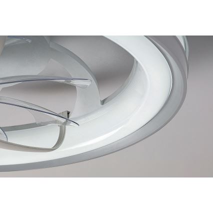 Rabalux - LED Prigušiva stropna svjetiljka s ventilatorom LED/40W/230V 3000/4000/6000K Wi-Fi + daljinski upravljač