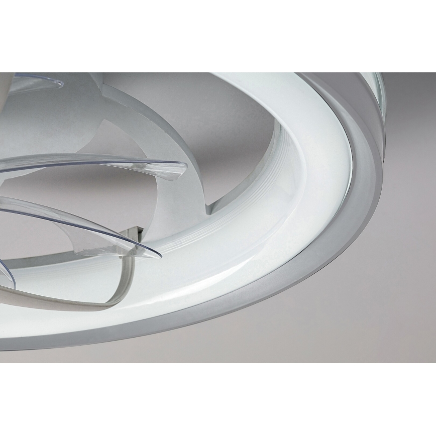 Rabalux - LED Prigušiva stropna svjetiljka s ventilatorom LED/40W/230V 3000/4000/6000K Wi-Fi + daljinski upravljač