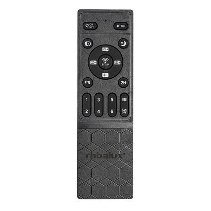 Rabalux - LED stropna svjetiljka s ventilatorom, prigušivač svjetla, LED/40W/230V 3000/4000/6000K Wi-Fi + daljinski upravljač