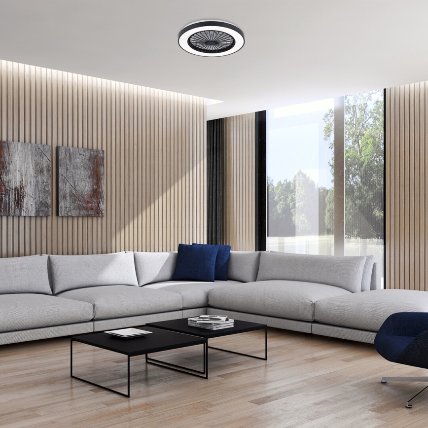 Rabalux - LED Prigušiva stropna svjetiljka s ventilatorom LED/40W/230V 3000/4000/6000K Wi-Fi + daljinski upravljač