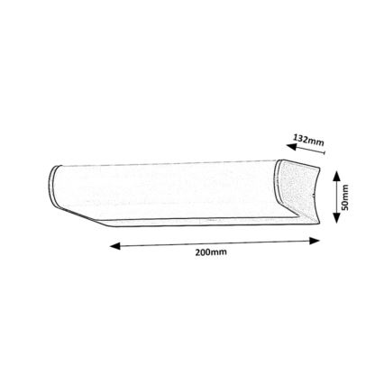 Rabalux - LED Vanjska zidna svjetiljka LED/6,5W/230V IP44