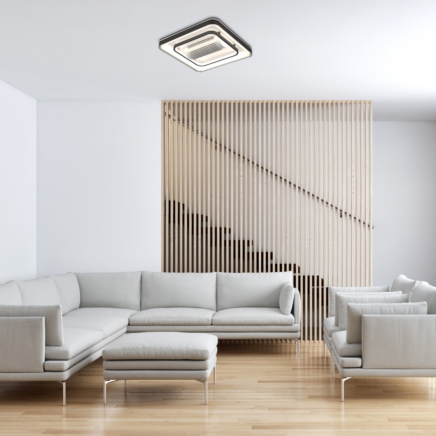 Rabalux - LED Prigušiva stropna svjetiljka s ventilatorom LED/50W/230V 3000/4000/6000K Wi-Fi + daljinski upravljač