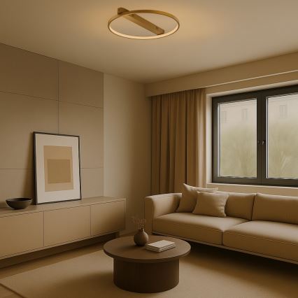 Rabalux - LED stropna svjetiljka LED/45W/230V 3000K 50x55 cm zlatna