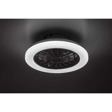 Rabalux - LED stropna svjetiljka s ventilatorom s mogućnošću prigušivanja LED/24W/230V 3000-6500K + daljinski upravljač