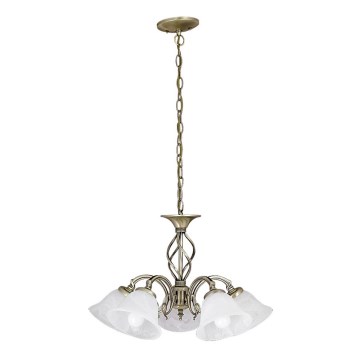 Rabalux 7135 - Luster na lancu BECKWORTH 5xE14/40W/230V