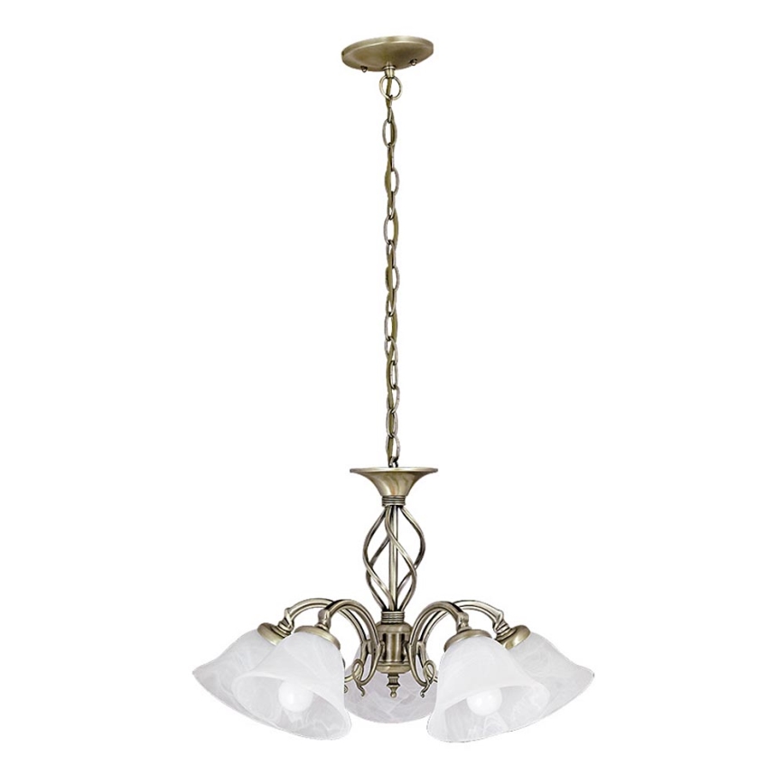 Rabalux 7135 - Luster na lancu BECKWORTH 5xE14/40W/230V