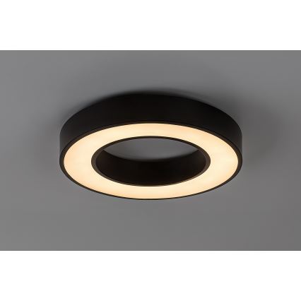 Rabalux - LED stropna svjetiljka LED/24W/230V 3000/4000/6500K Ø 40 cm crna