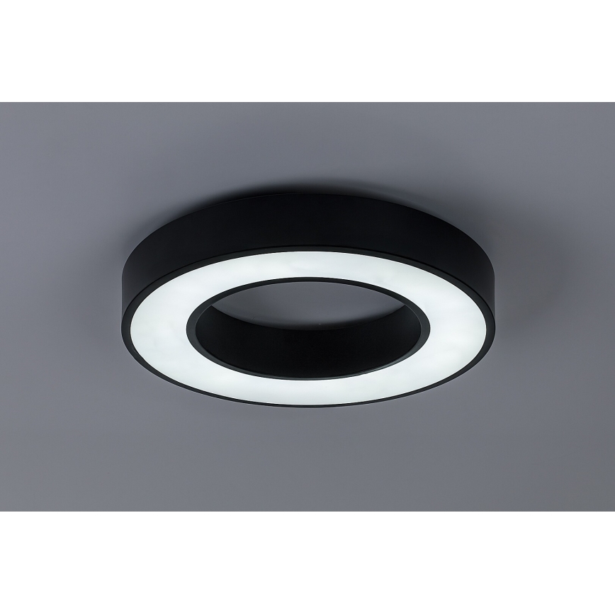 Rabalux - LED stropna svjetiljka LED/24W/230V 3000/4000/6500K Ø 40 cm crna