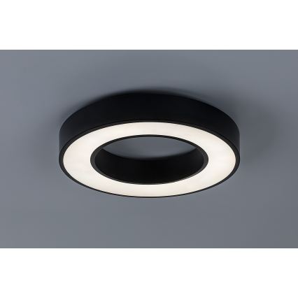 Rabalux - LED stropna svjetiljka s prigušivanjem LED/45W/230V 3000-6500K Ø 60 cm crna + daljinski upravljač