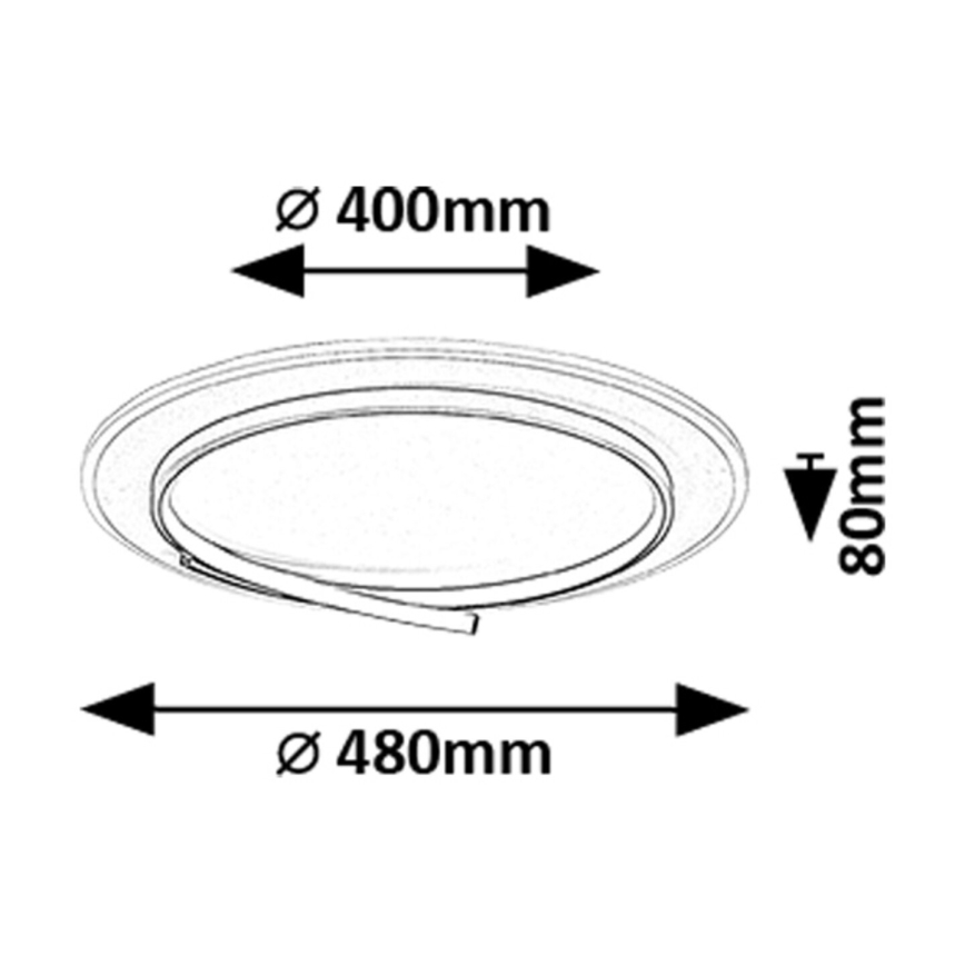 Rabalux - LED Stropna svjetiljka LED/40W/230V 4000K