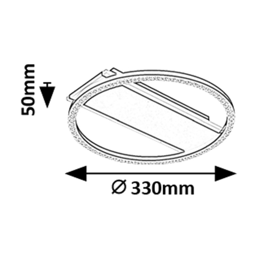 Rabalux - LED Stropna svjetiljka LED/24W/230V 3000K